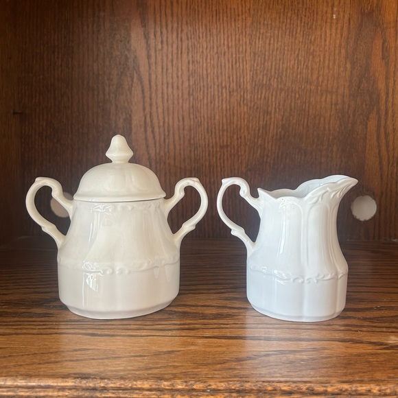 Vintage J&G Meakin (made In England) Sugar And Cream Set - Picture 2 of 4